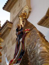 Procesion de alabanza a la Virgen del Mar en la Feria de Agosto que se celebra en su honor